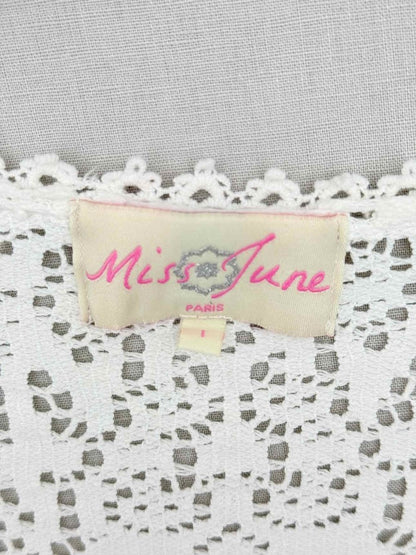 Pre-loved MISS JUNE White Size Small Coverup at Reems Closet