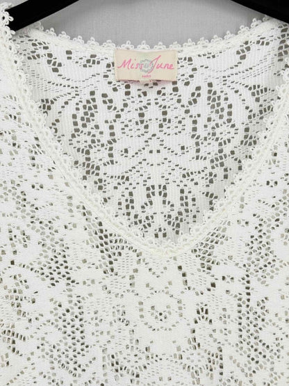 Pre-loved MISS JUNE White Size Small Coverup at Reems Closet