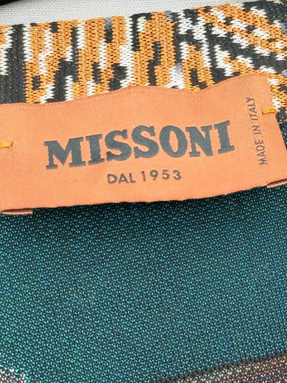 Pre - loved MISSONI 2020 Black Multicolor Size US 2 Cardigan at Reems Closet