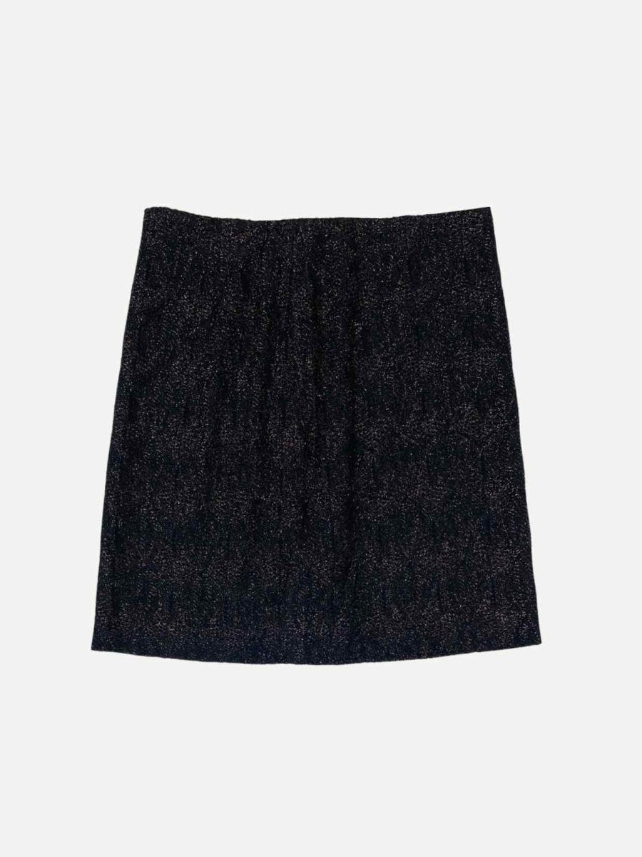 Pre - loved MISSONI Black Mini Skirt at Reems Closet