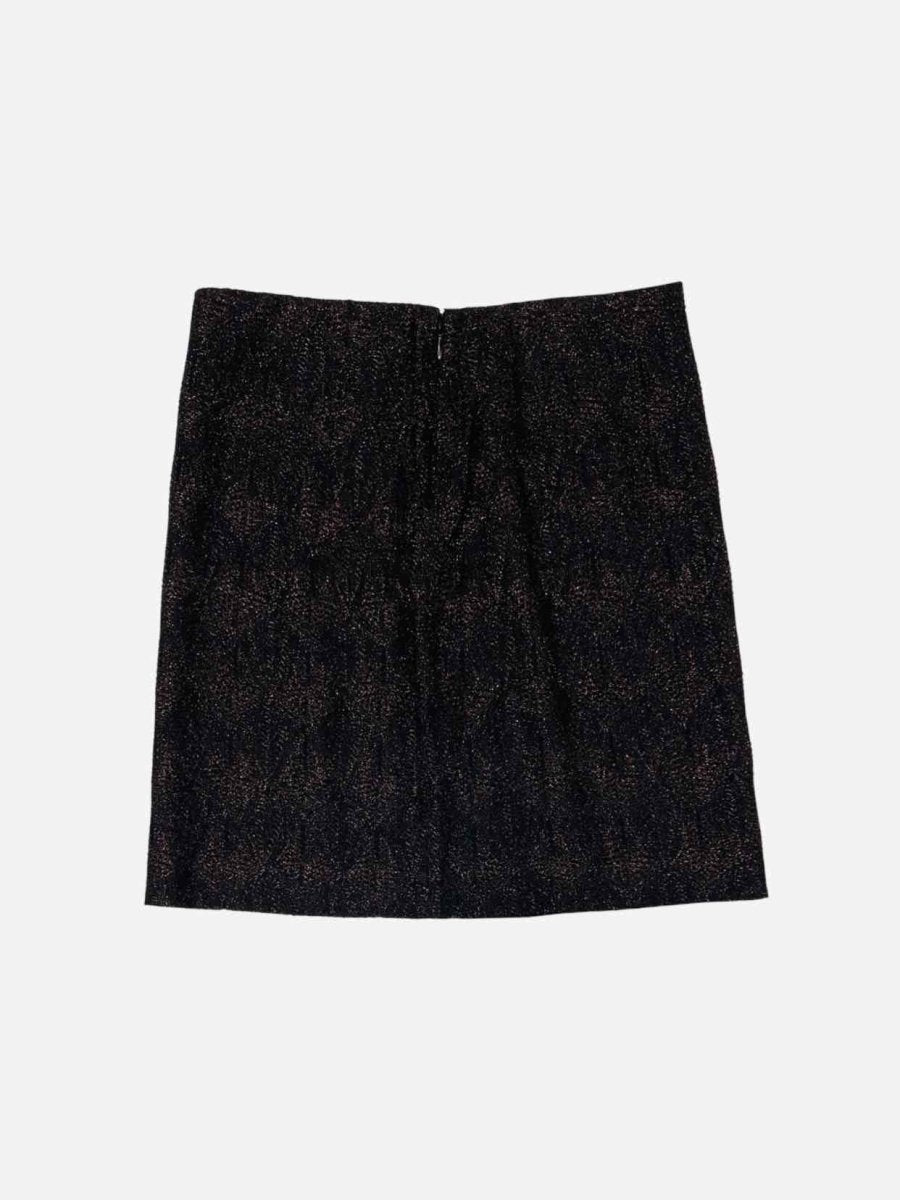 Pre - loved MISSONI Black Mini Skirt at Reems Closet