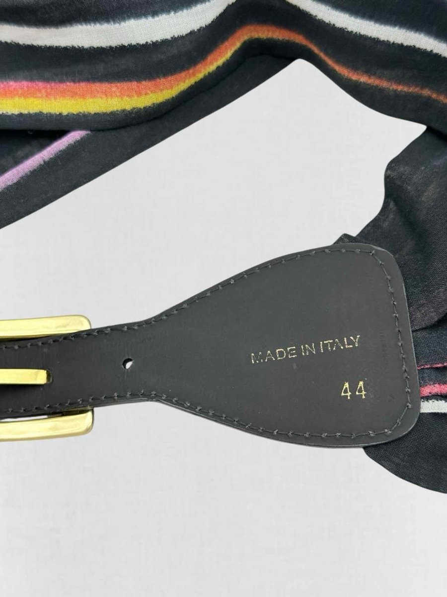 Pre - loved MISSONI Black Multicolor Belt at Reems Closet