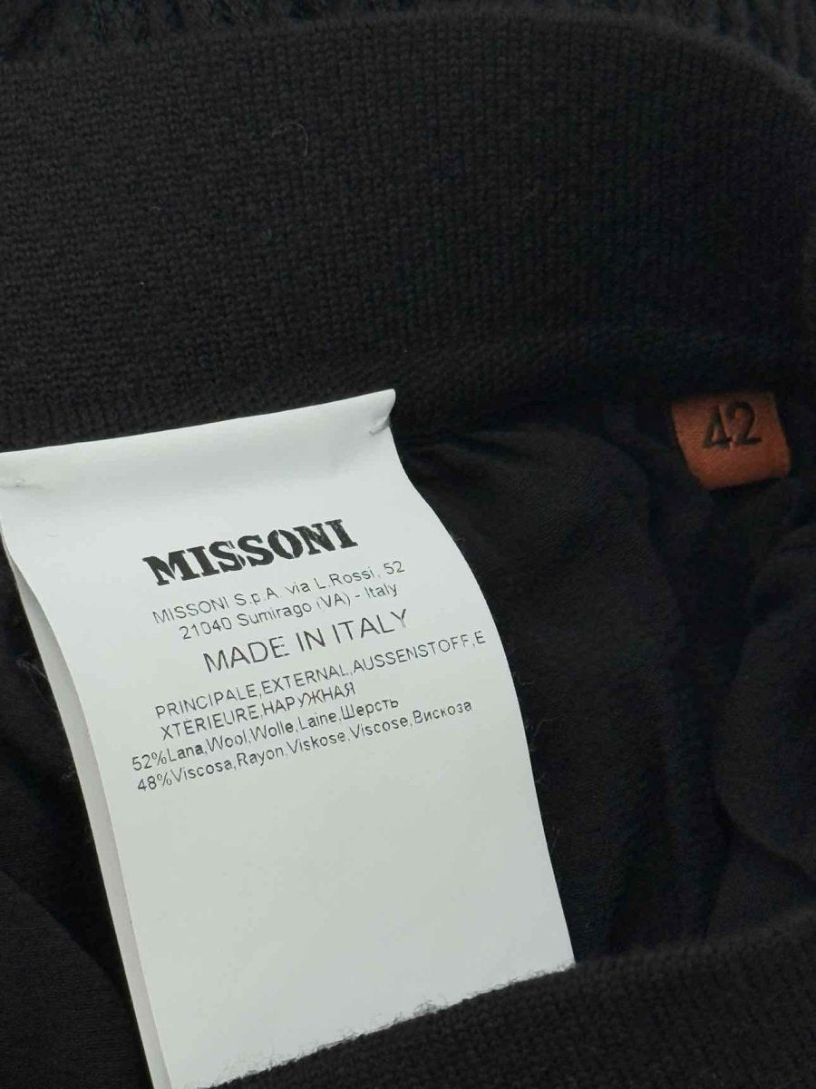 Pre - loved MISSONI Black Size US 6 Pants at Reems Closet