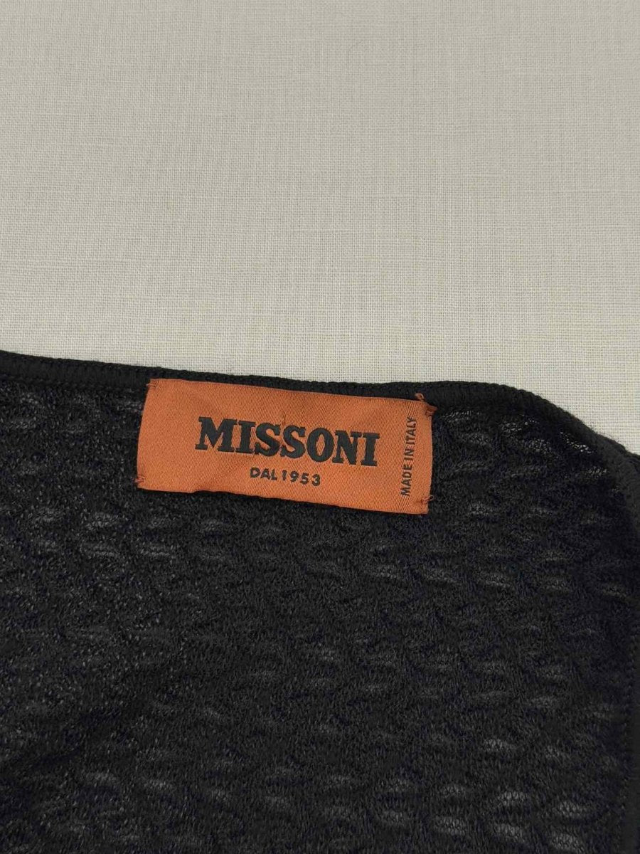 Pre - loved MISSONI Black Size US 6 Top at Reems Closet