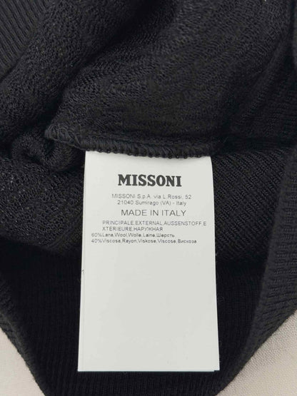 Pre - loved MISSONI Black Size US 6 Top at Reems Closet