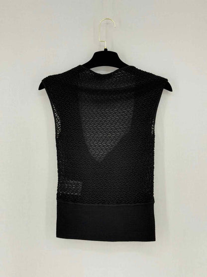 Pre - loved MISSONI Black Size US 6 Top at Reems Closet