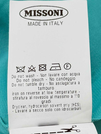 Pre - loved MISSONI Blue Multicolor Striped Size US 8 Long Skirt at Reems Closet