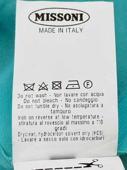 Pre - loved MISSONI Blue Multicolor Striped Size US 8 Long Skirt at Reems Closet