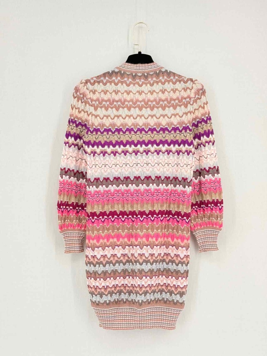 Pre - loved MISSONI Brown Multicolor Chevron Size US 2 2 PC Top at Reems Closet