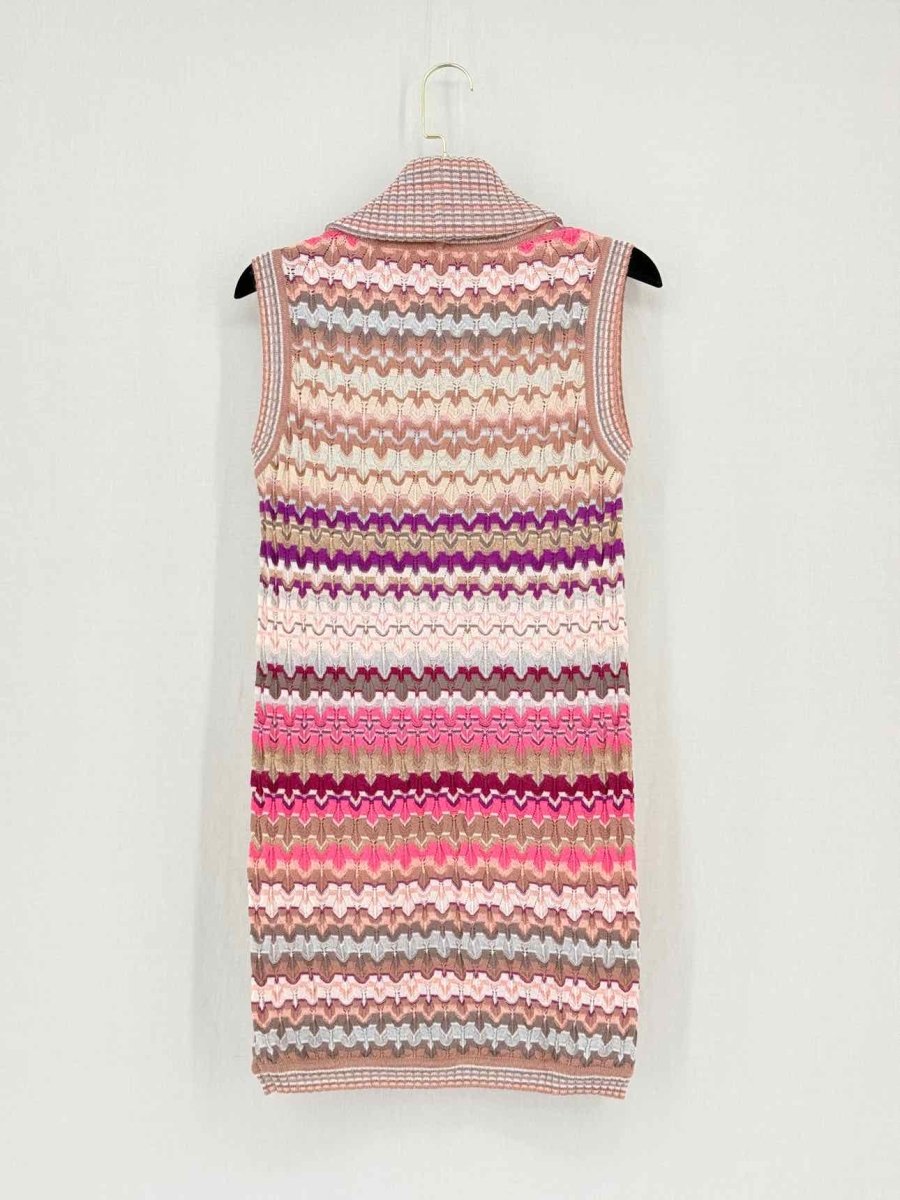 Pre - loved MISSONI Brown Multicolor Chevron Size US 2 2 PC Top at Reems Closet