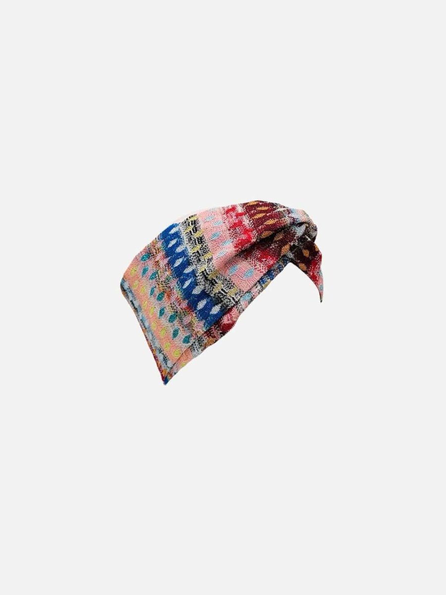 Pre - loved MISSONI MARE Pink Multicolor Headband at Reems Closet