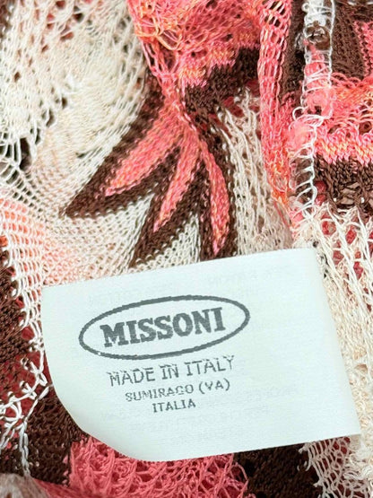 Pre-loved MISSONI MARE Pink Multicolor Size Large Coverup at Reems Closet