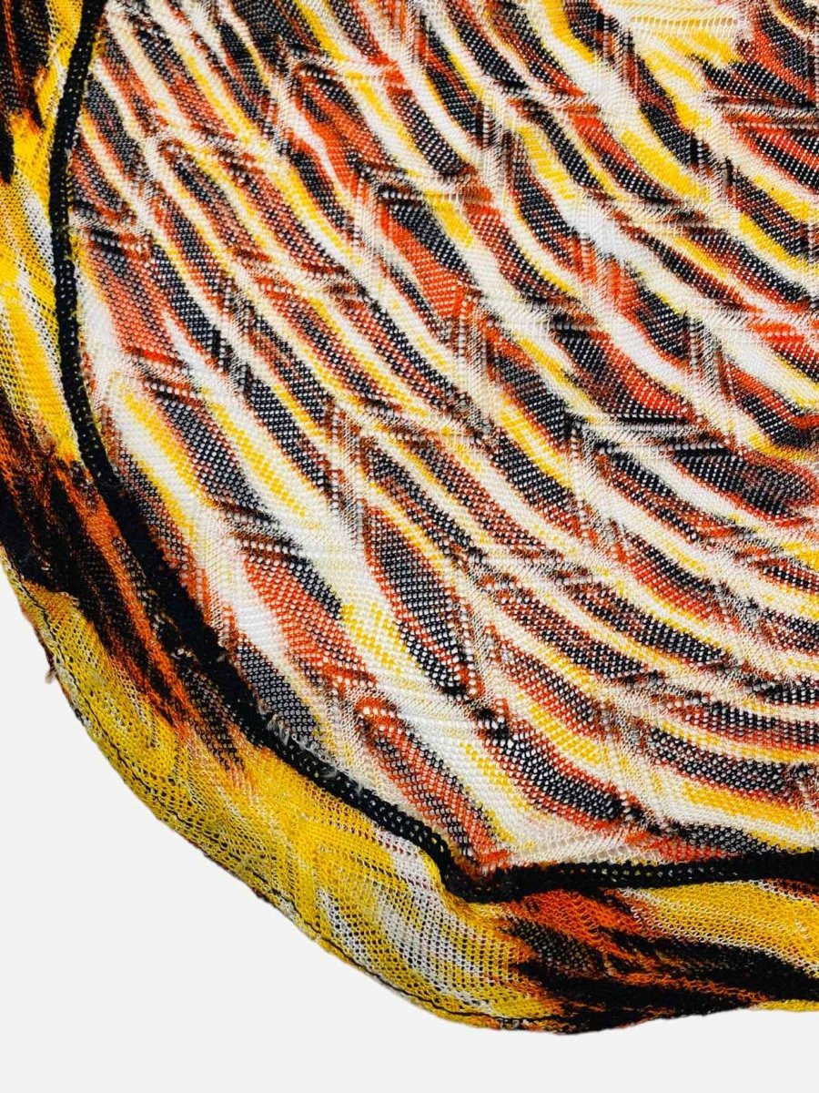 Pre - loved MISSONI MARE Yellow & Black Size US 4 Coverup at Reems Closet