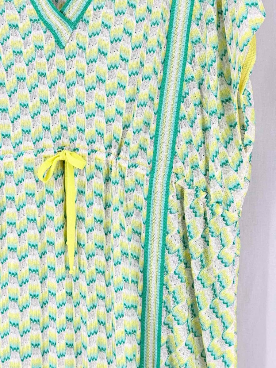 Pre - loved MISSONI MARE Yellow & Green Size US 6 Long Dress at Reems Closet