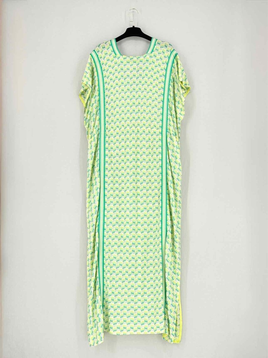 Pre - loved MISSONI MARE Yellow & Green Size US 6 Long Dress at Reems Closet