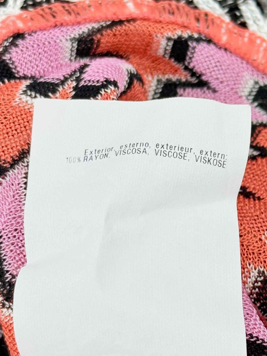 Pre - loved MISSONI Pink Multicolor Size US 8 Short Dress at Reems Closet