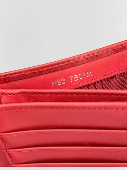 Pre - loved MISSONI Red Multicolor Zigzag Compact Wallet at Reems Closet