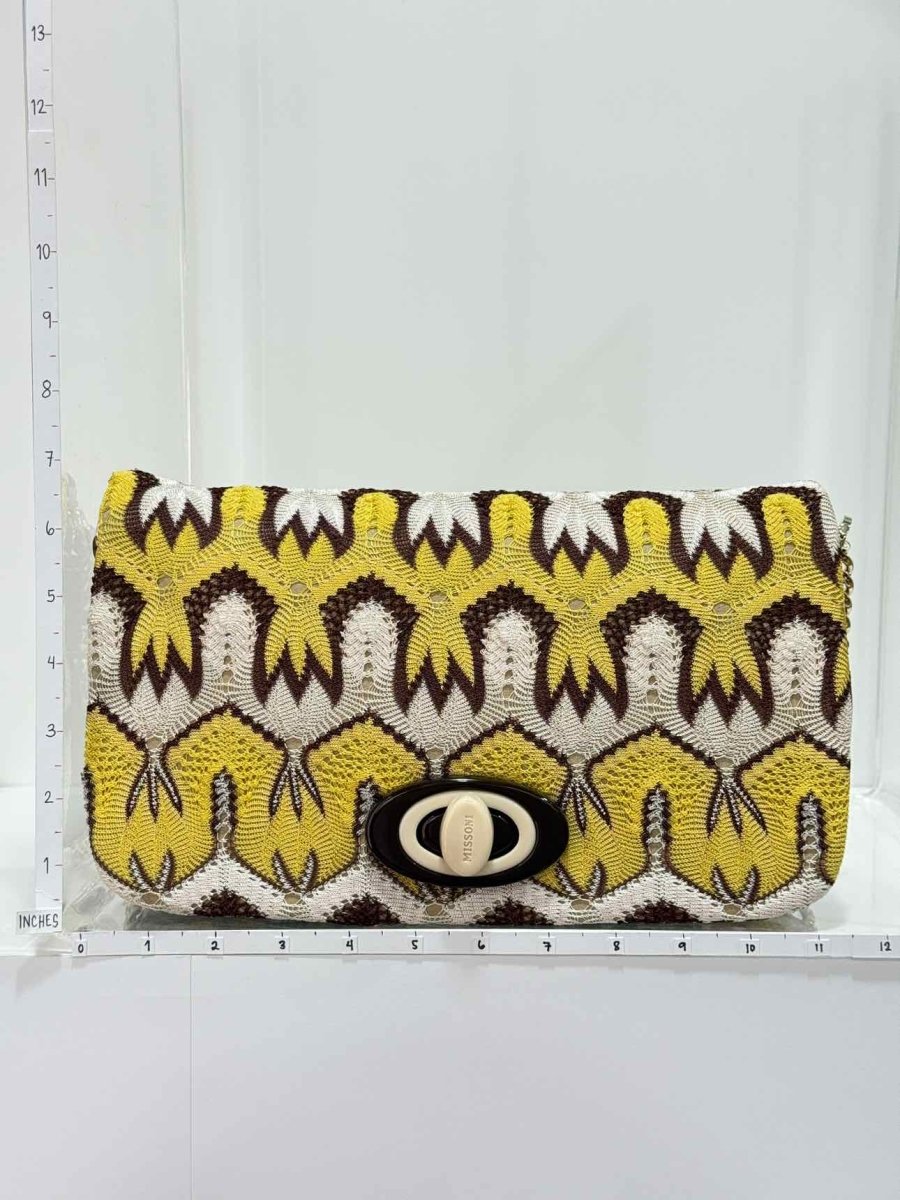 Pre - loved MISSONI Tricolor Shoulder Bag at Reems Closet