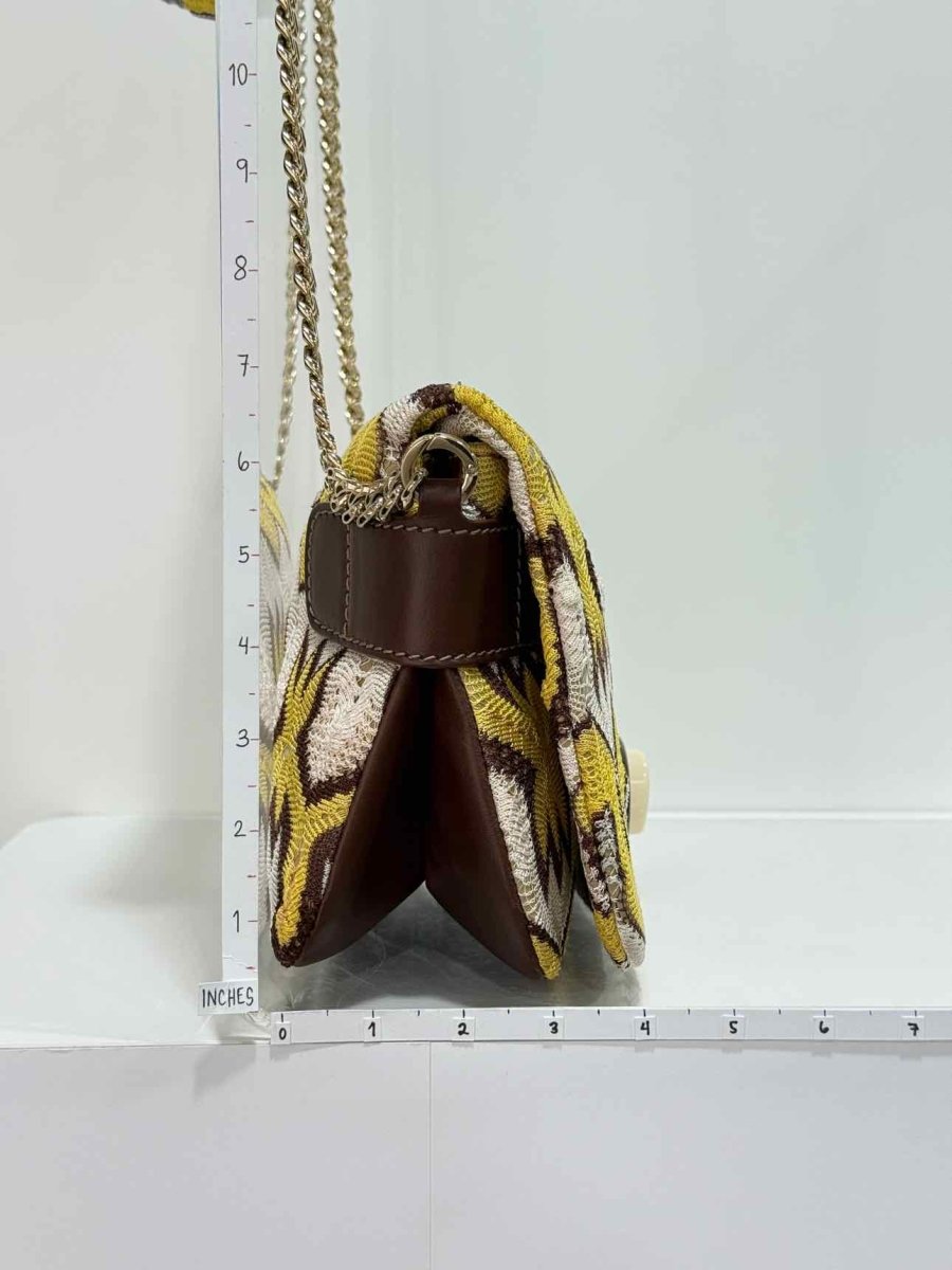 Pre - loved MISSONI Tricolor Shoulder Bag at Reems Closet