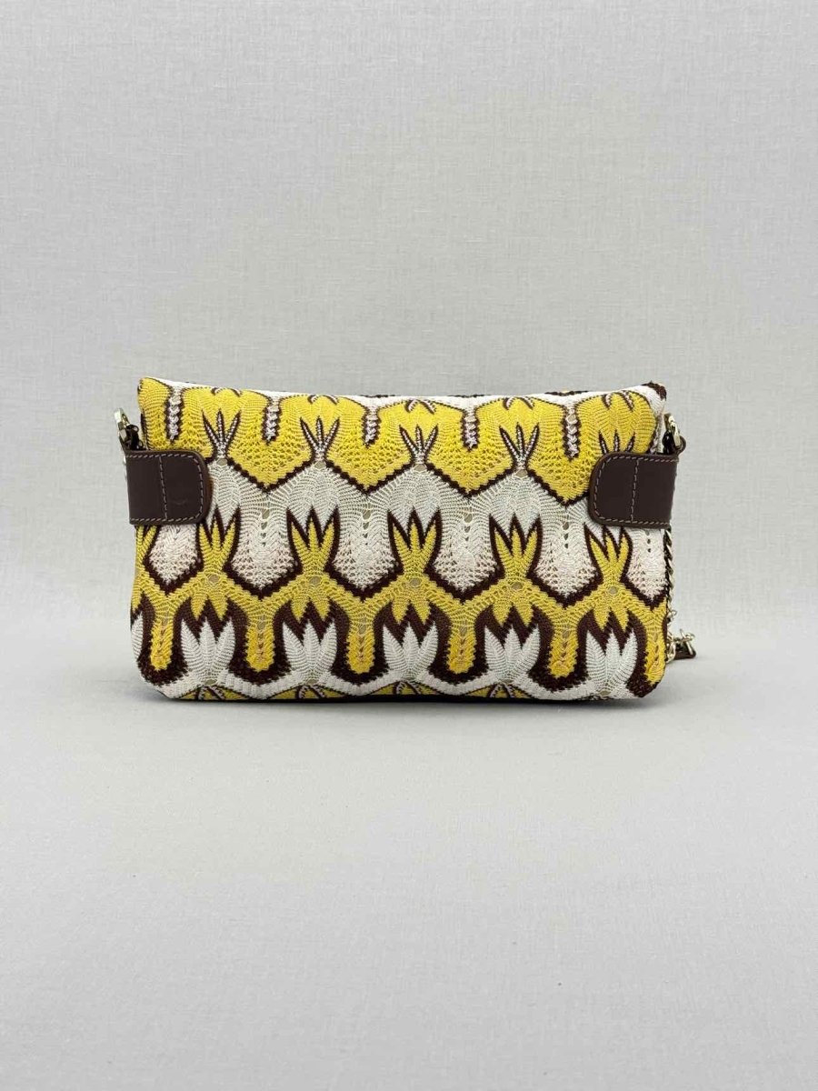 Pre - loved MISSONI Tricolor Shoulder Bag at Reems Closet