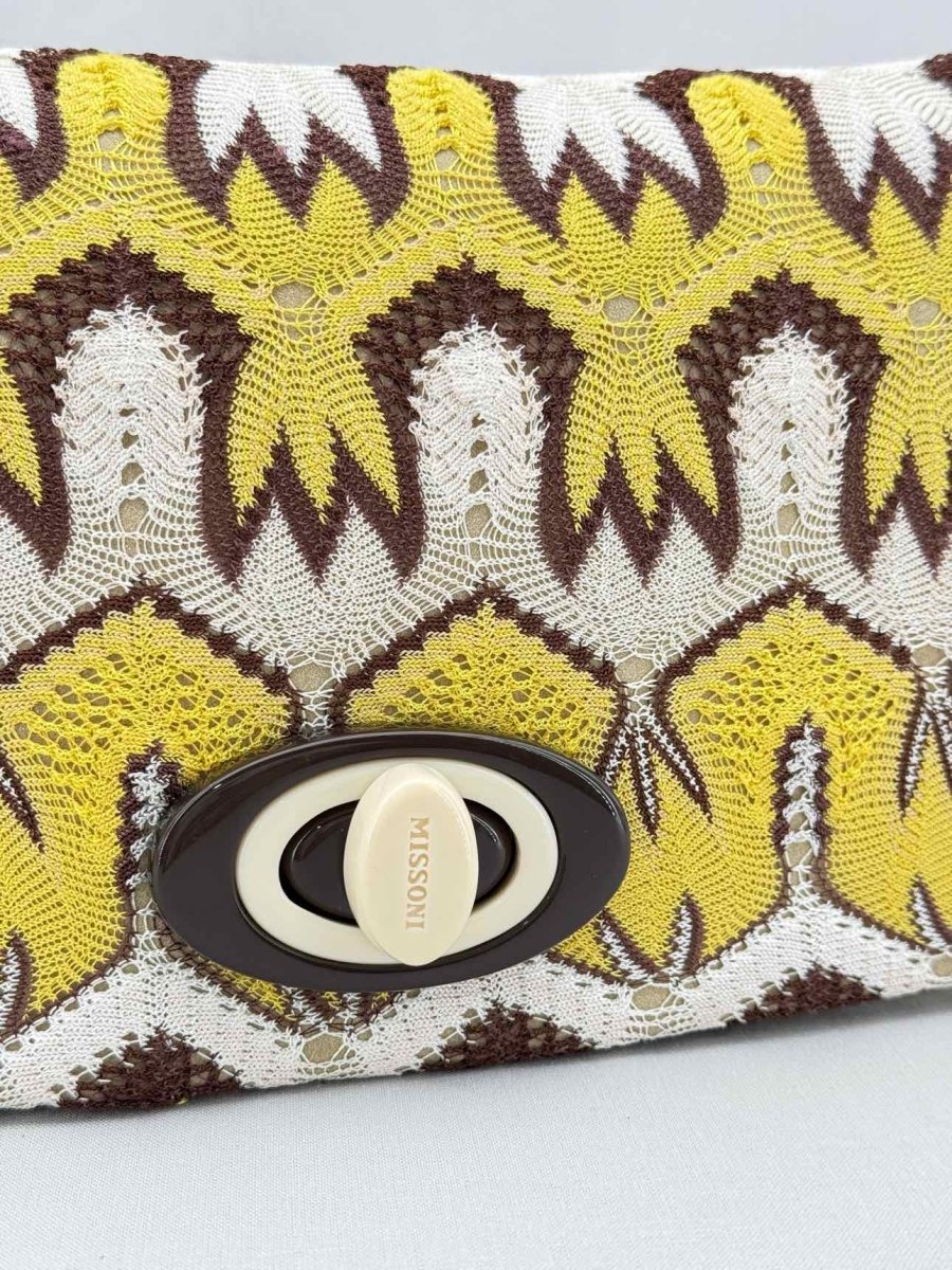 Pre - loved MISSONI Tricolor Shoulder Bag at Reems Closet