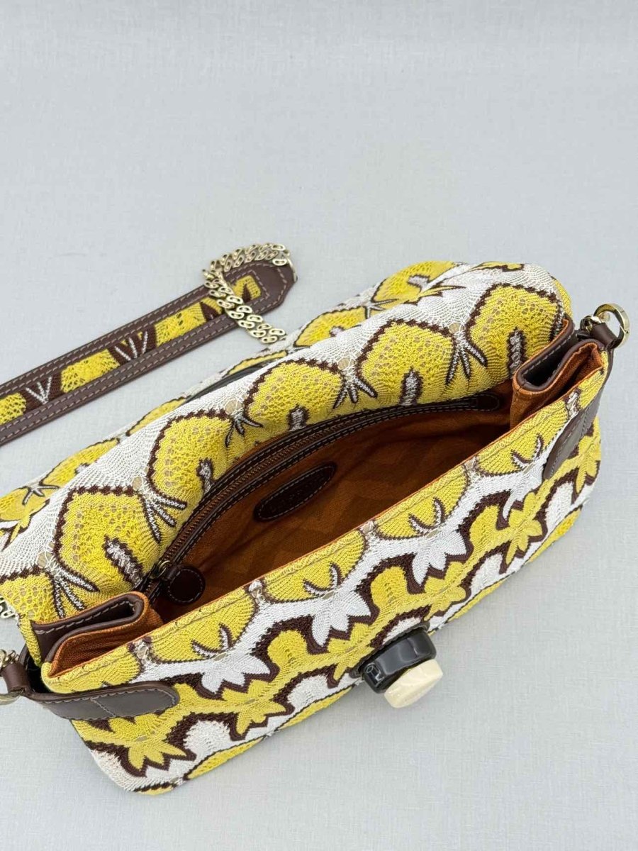 Pre - loved MISSONI Tricolor Shoulder Bag at Reems Closet