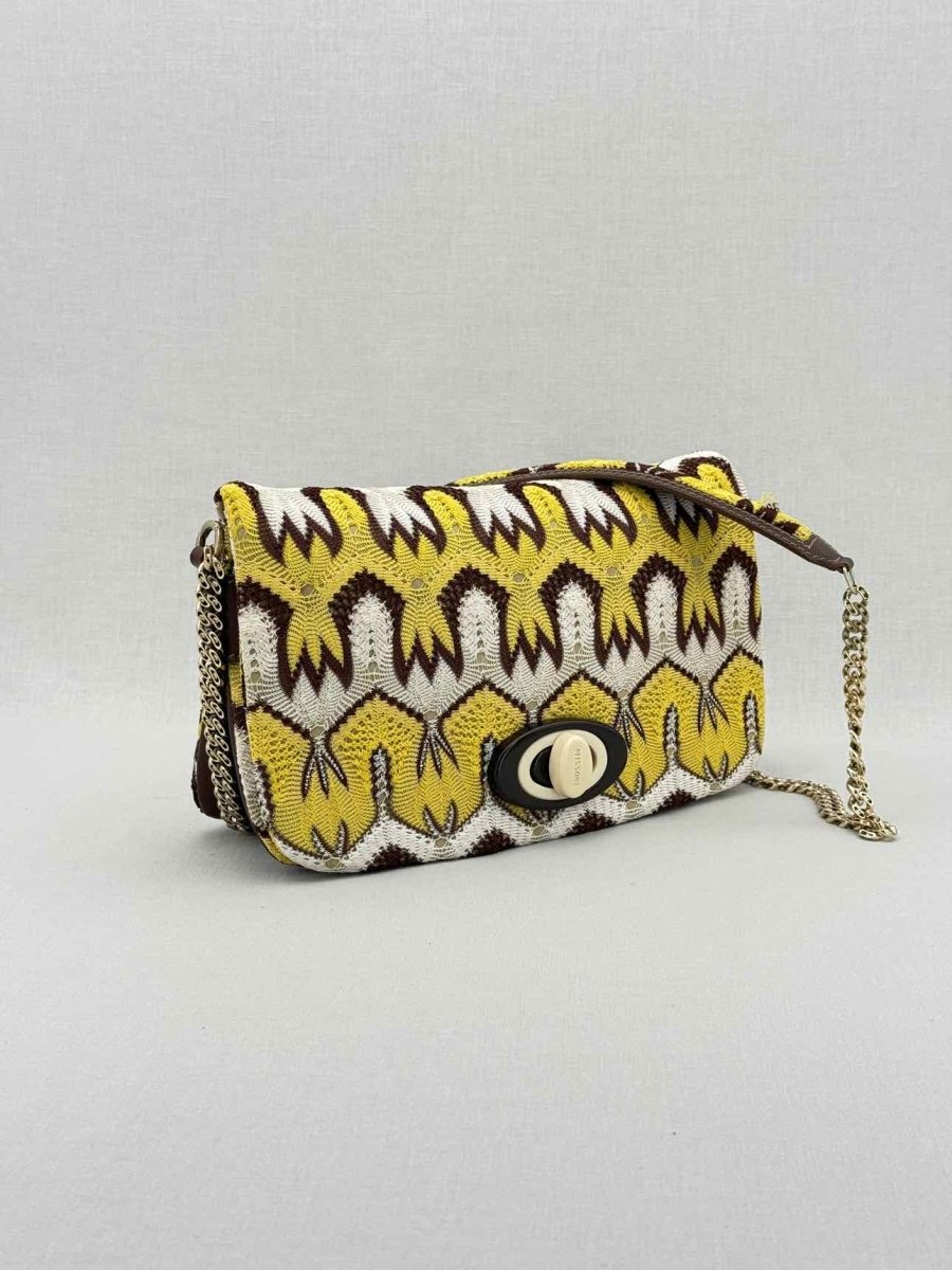 Pre - loved MISSONI Tricolor Shoulder Bag at Reems Closet