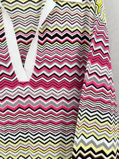 Pre-loved MISSONI White Multicolor Size US Large/8 Outfit Set at Reems Closet