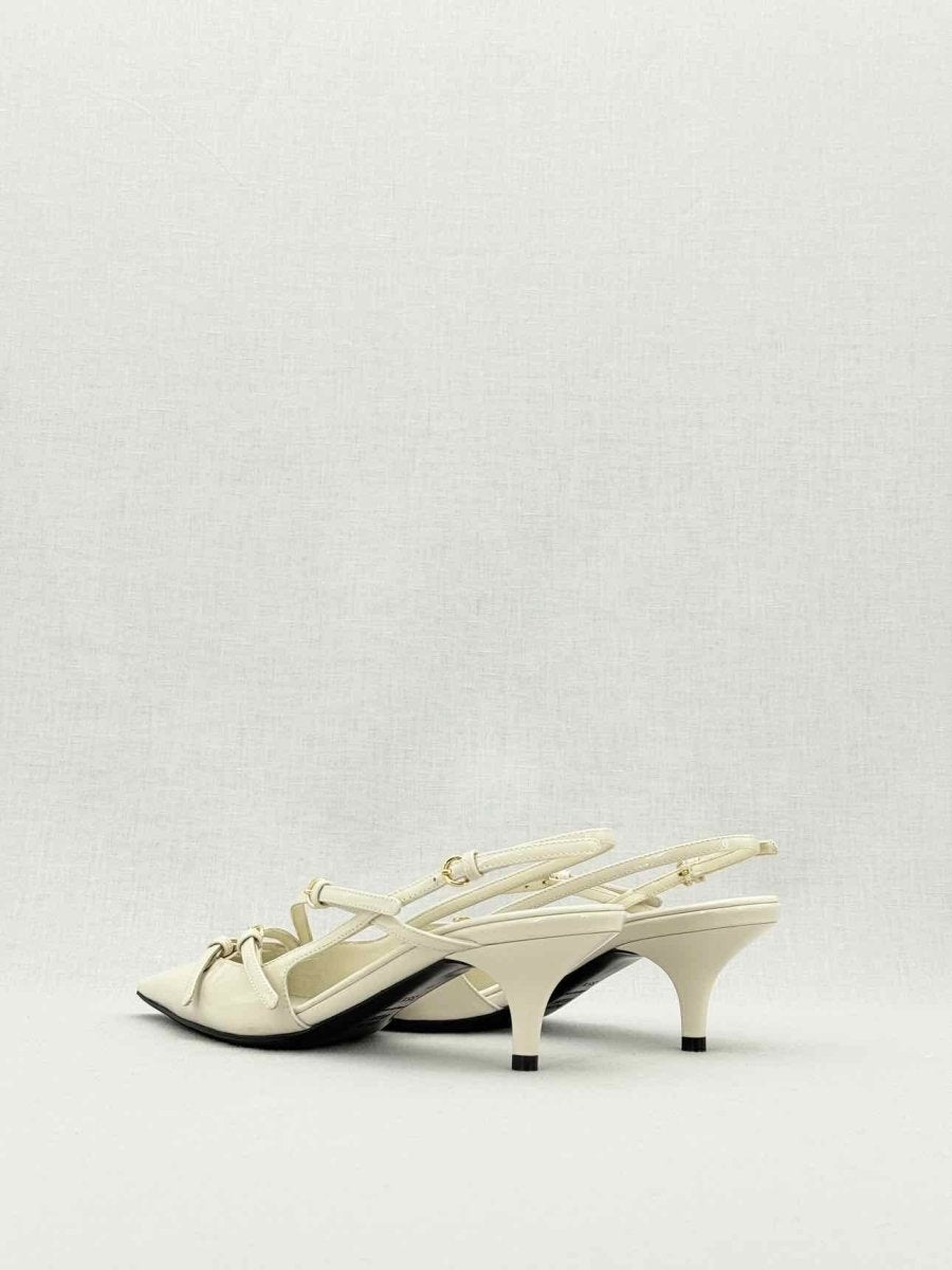 Pre - loved MIU MIU Beige Size EU 35.5 Slingbacks at Reems Closet