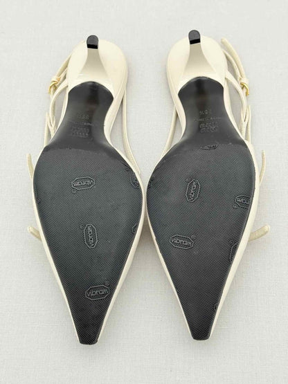 Pre - loved MIU MIU Beige Size EU 35.5 Slingbacks at Reems Closet