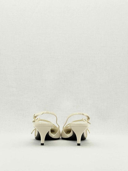 Pre - loved MIU MIU Beige Size EU 35.5 Slingbacks at Reems Closet