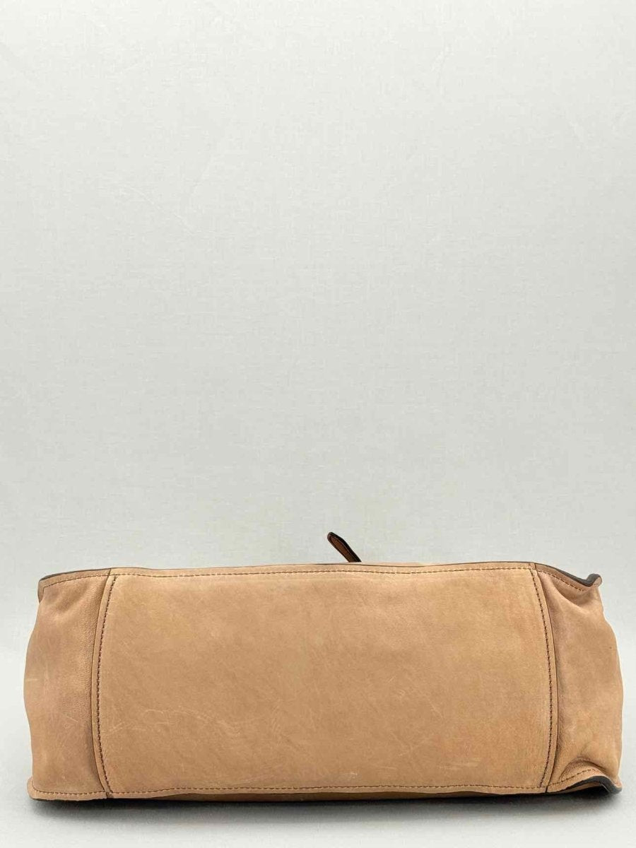 Pre - loved MIU MIU Beige Top Handle at Reems Closet