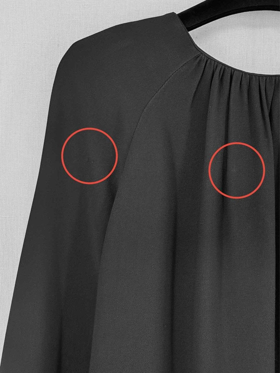 Pre - loved MIU MIU Black Size US 0 Blouse at Reems Closet