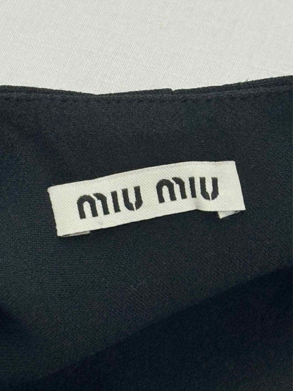 Pre - loved MIU MIU Black Size US 0 Blouse at Reems Closet