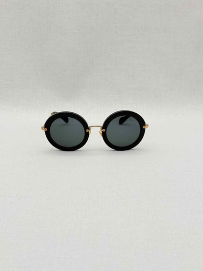 Pre - loved MIU MIU Black Sunglasses at Reems Closet