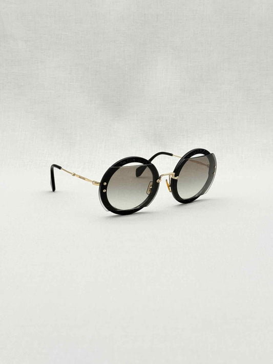 Pre - loved MIU MIU Black Sunglasses at Reems Closet
