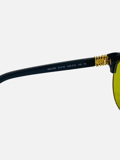 Pre - loved MIU MIU Black Sunglasses at Reems Closet