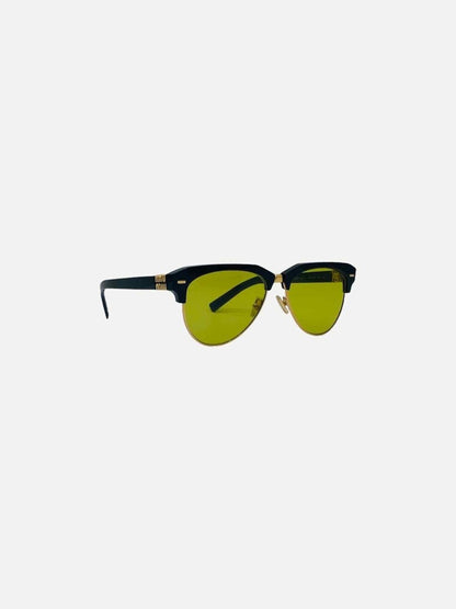 Pre - loved MIU MIU Black Sunglasses at Reems Closet