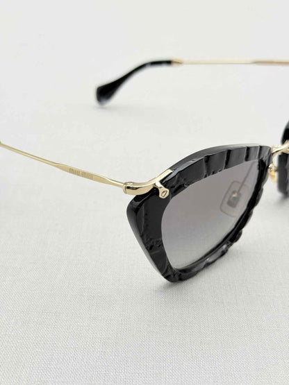 Pre - loved MIU MIU Black Sunglasses at Reems Closet