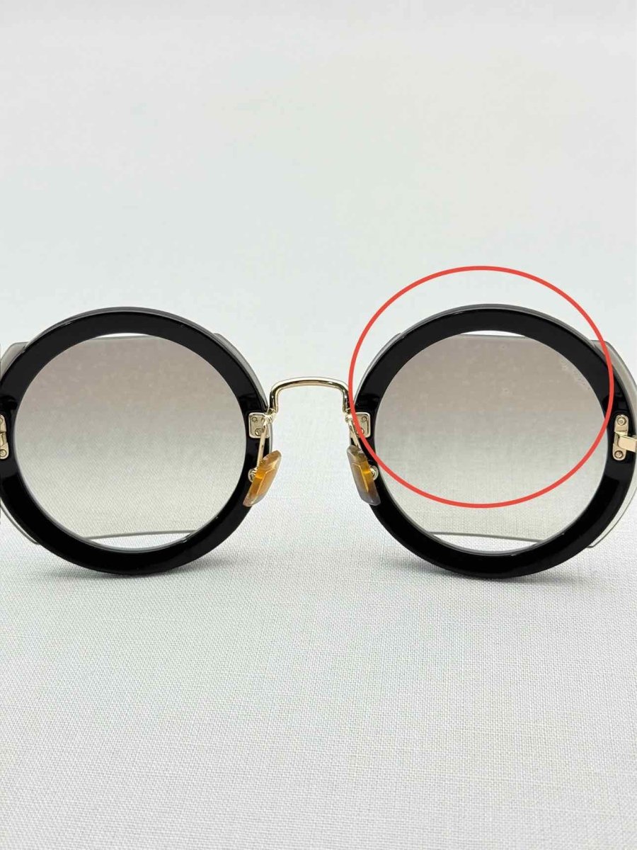 Pre - loved MIU MIU Black Sunglasses at Reems Closet