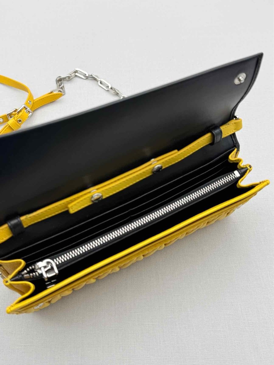 Pre-loved MIU MIU Black & Yellow Crossbody at Reems Closet