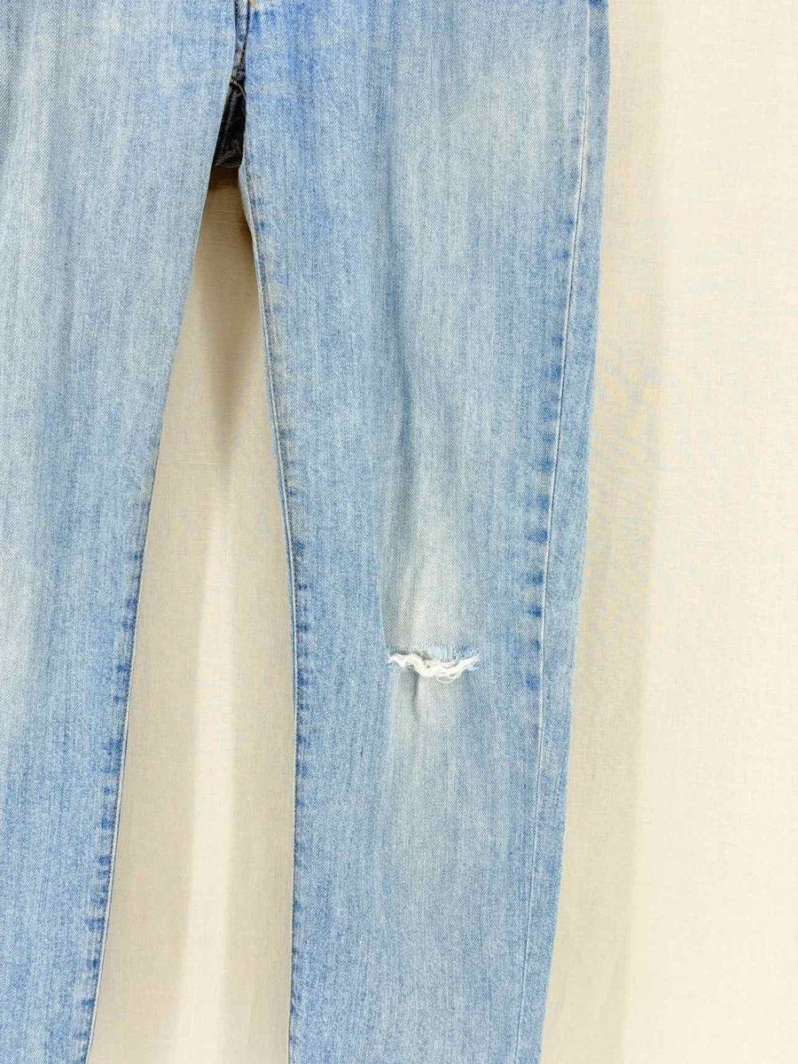 Pre - loved MIU MIU Blue Washed Size 25 Jeans at Reems Closet