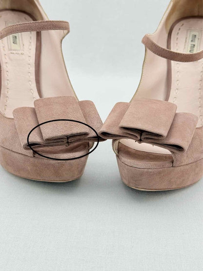 Pre - loved MIU MIU Brown Size EU 37.5 Pumps at Reems Closet