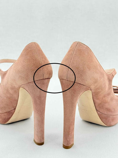 Pre - loved MIU MIU Brown Size EU 37.5 Pumps at Reems Closet