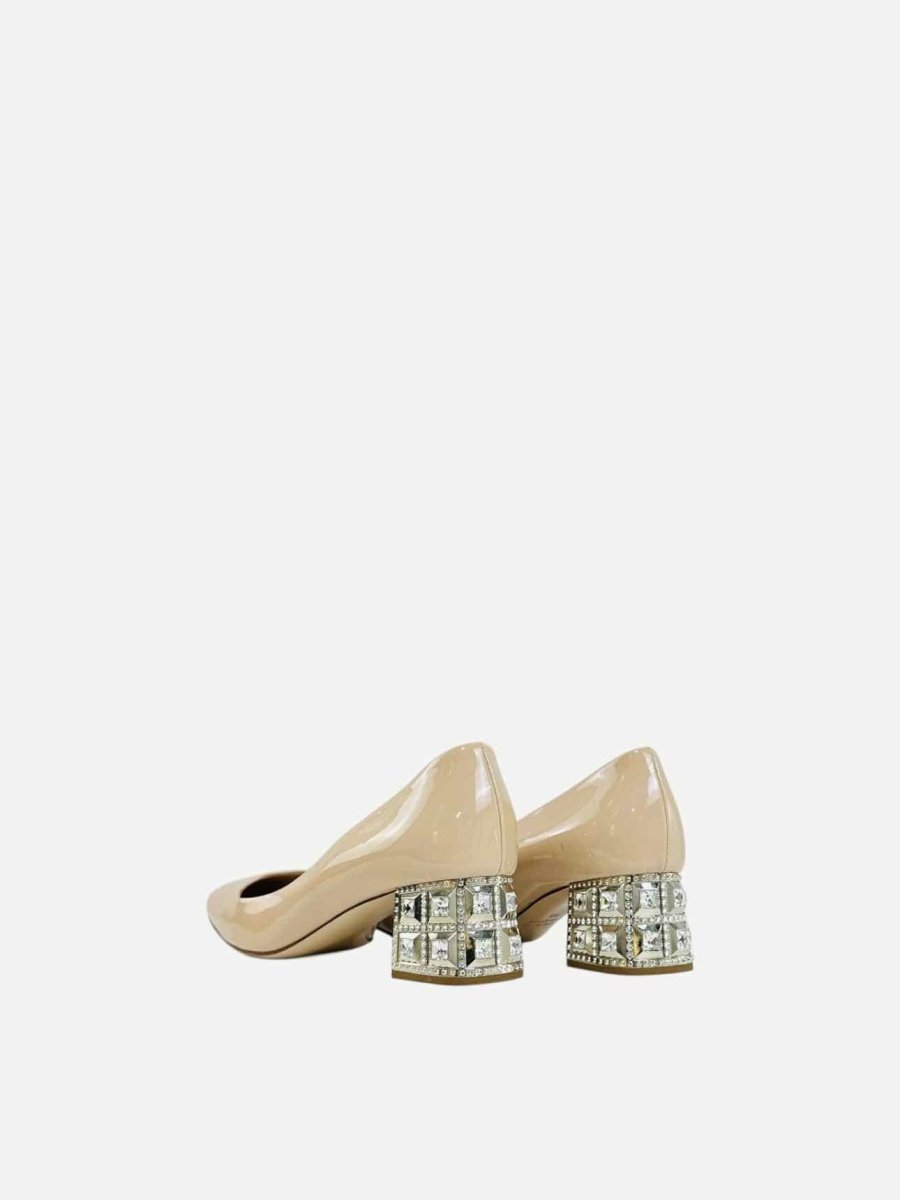 Pre - loved MIU MIU Calzature Donna Beige Pumps 38 at Reems Closet