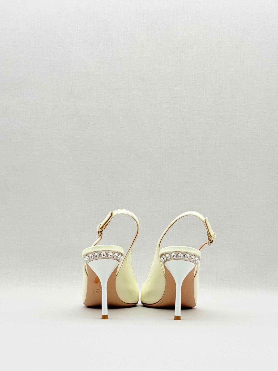 Pre - loved MIU MIU Cream Size EU 38 Slingbacks at Reems Closet