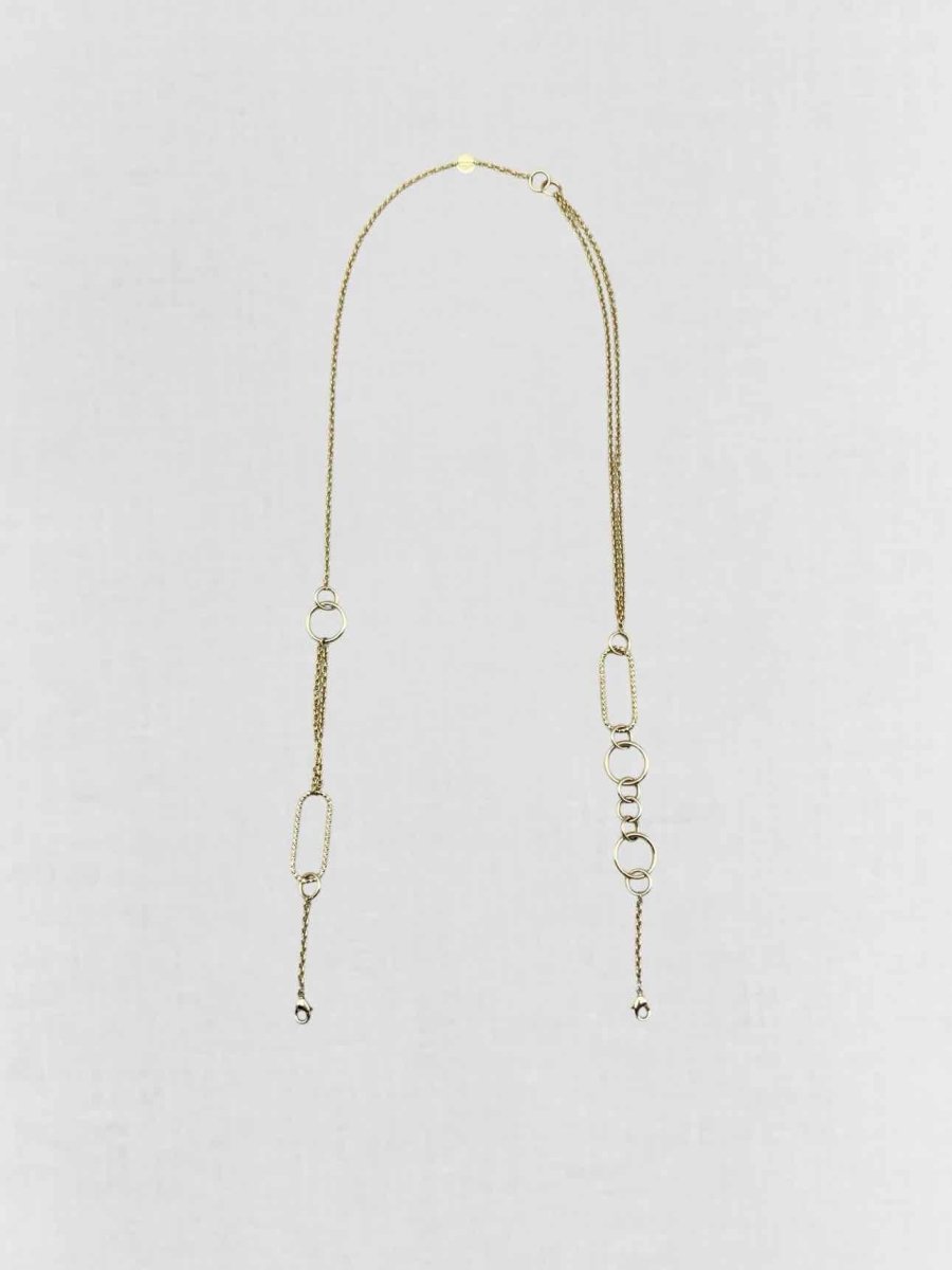 Pre - loved MIU MIU Gold Chaine D'Ancre Chain at Reems Closet