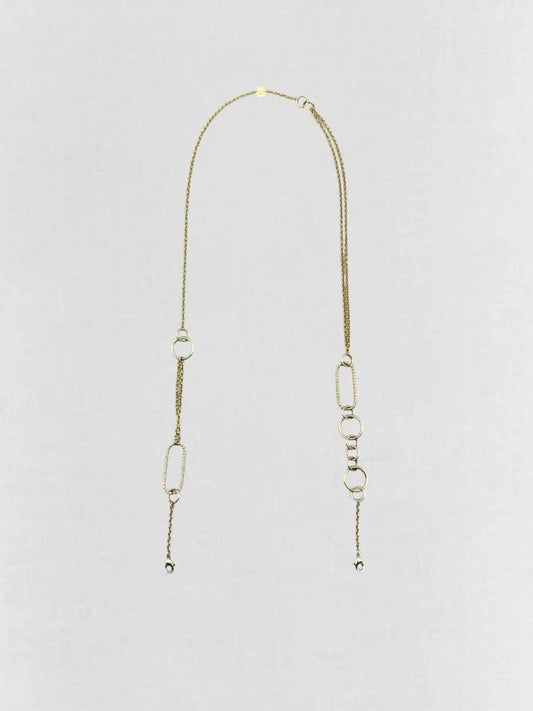 Pre - loved MIU MIU Gold Chaine D'Ancre Chain at Reems Closet