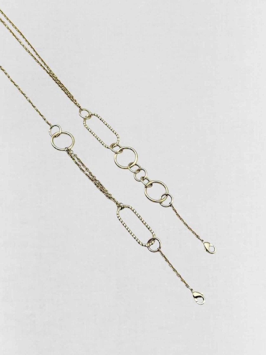 Pre - loved MIU MIU Gold Chaine D'Ancre Chain at Reems Closet