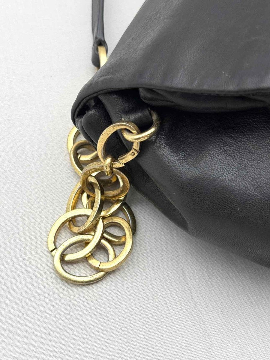 Pre - loved MIU MIU Matelasse Black Shoulder Bag at Reems Closet